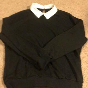 Collared sweater black